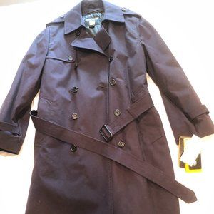 Mens New Anchor Uniform Trenchcoat Navy Blue